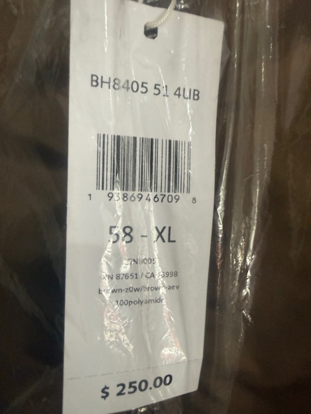 Lacoste Jacket with Price Tag - Size 58 XL